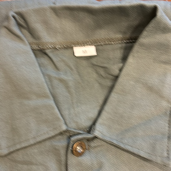 CASUAL DENIM WORKWEAR JACKET - Marcus (Green) - Picture 4 of 5